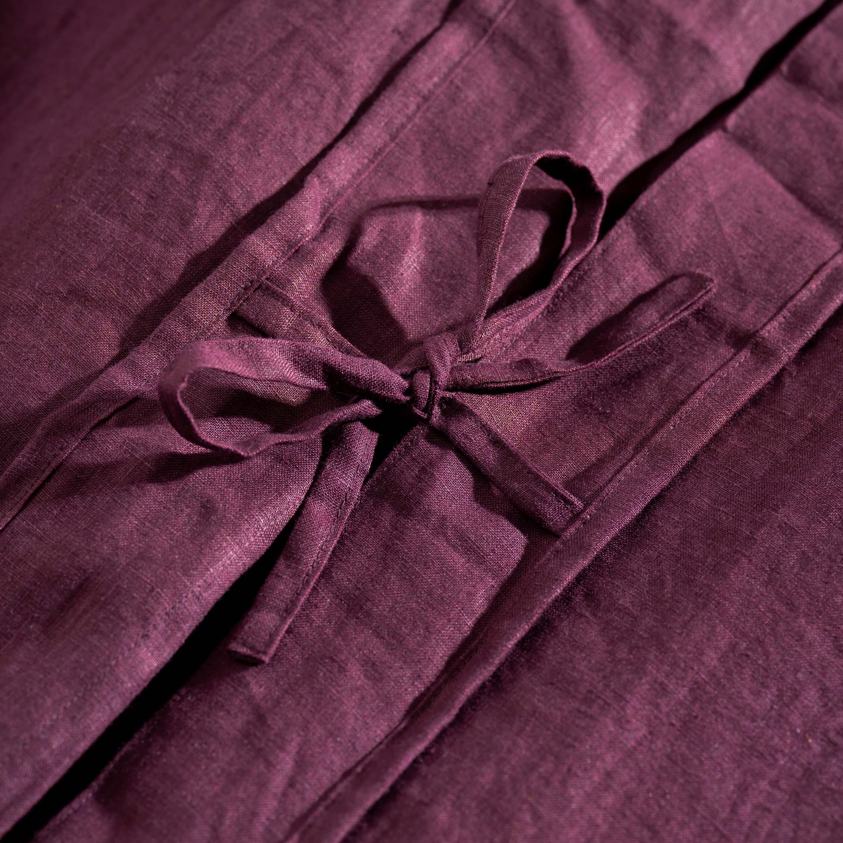 Aubergine French Linen Bedding And Bed Sheets - Image 3