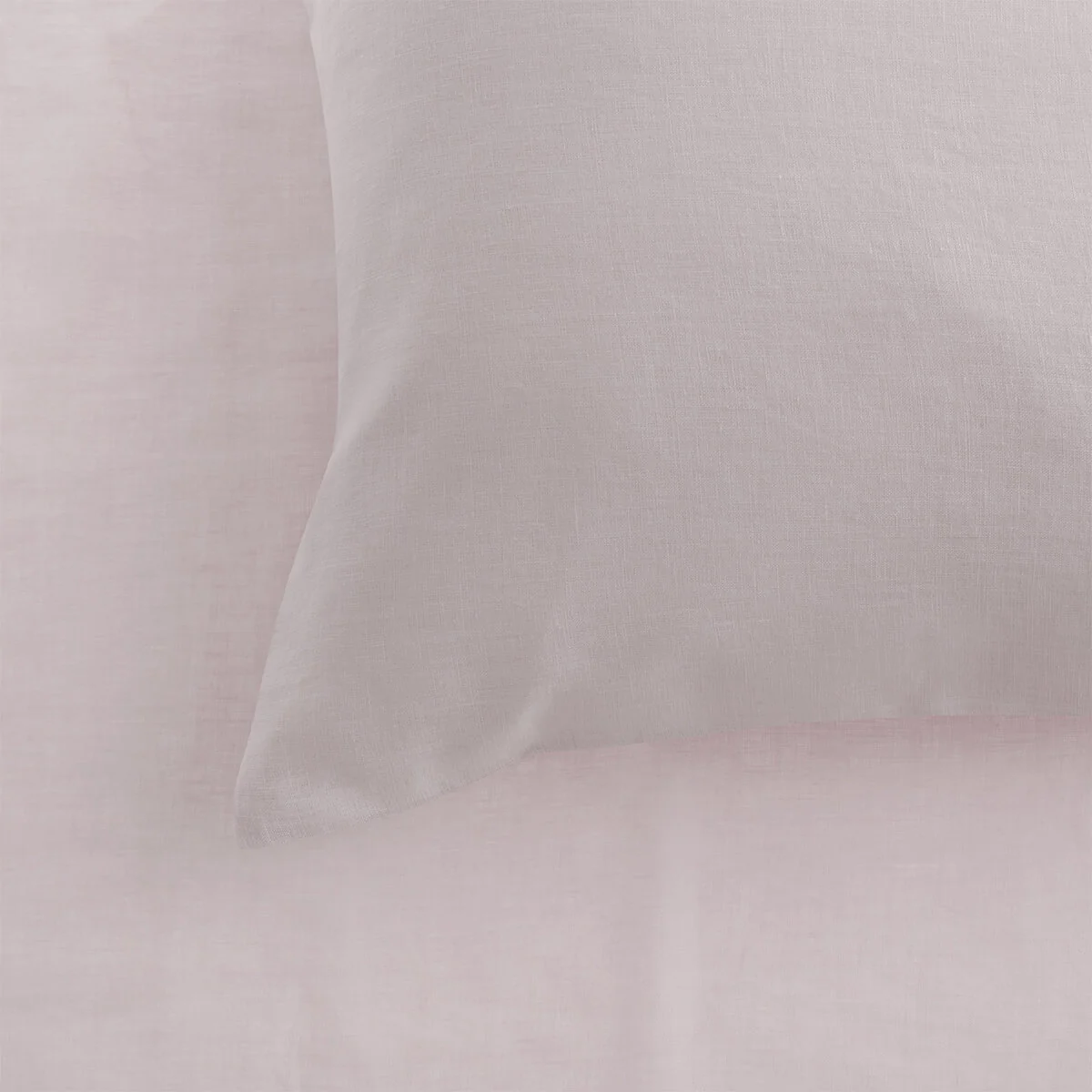 Blush Pink French Linen Bed Sets - Image 3