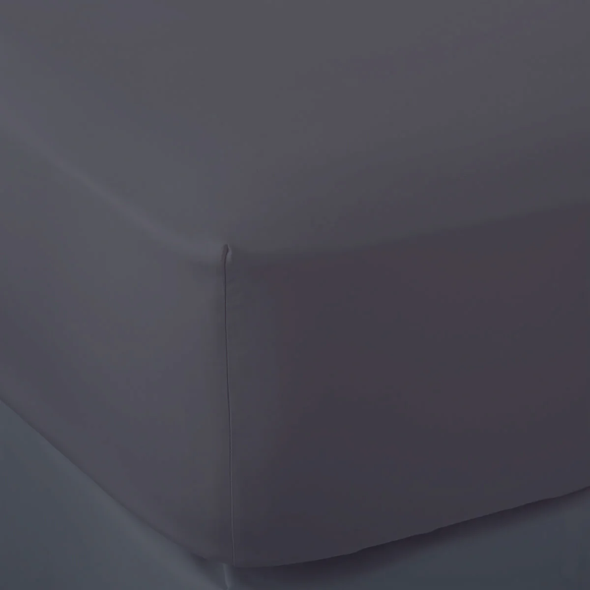 Midnight Grey French Linen 40cm Deep Fitted Sheets - Image 11