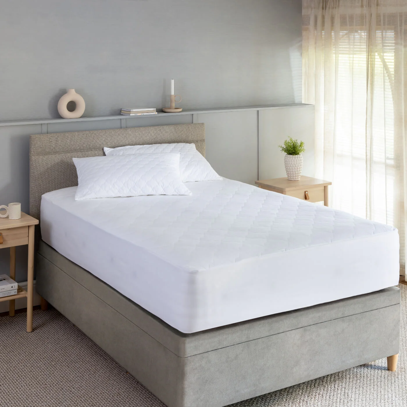 Soft As Down Pillow & Cotton Pillow Protector Pair Bundles - Image 16