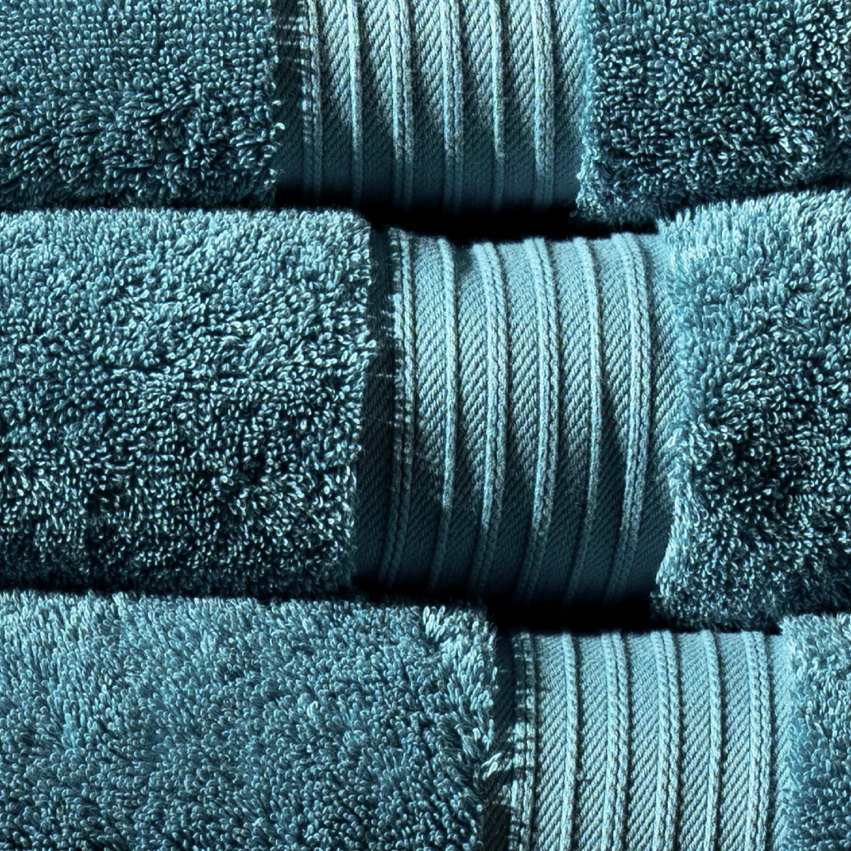 Teal Egyptian Cotton Bath Sheet - Image 3