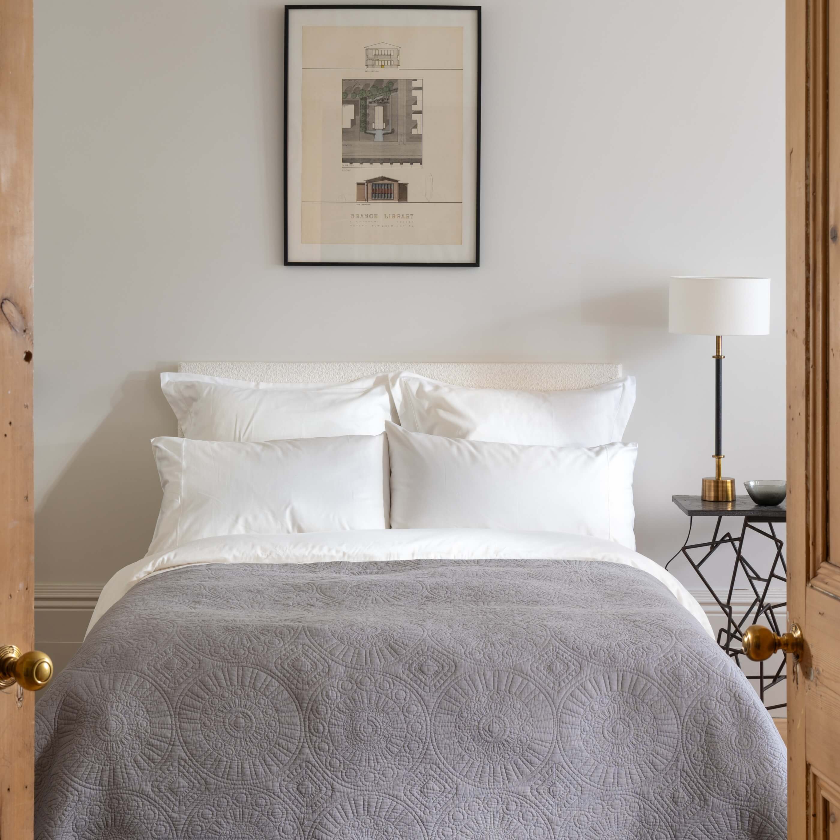 White 400 Thread Count Egyptian Cotton Fitted Sheet Multipacks - Image 6