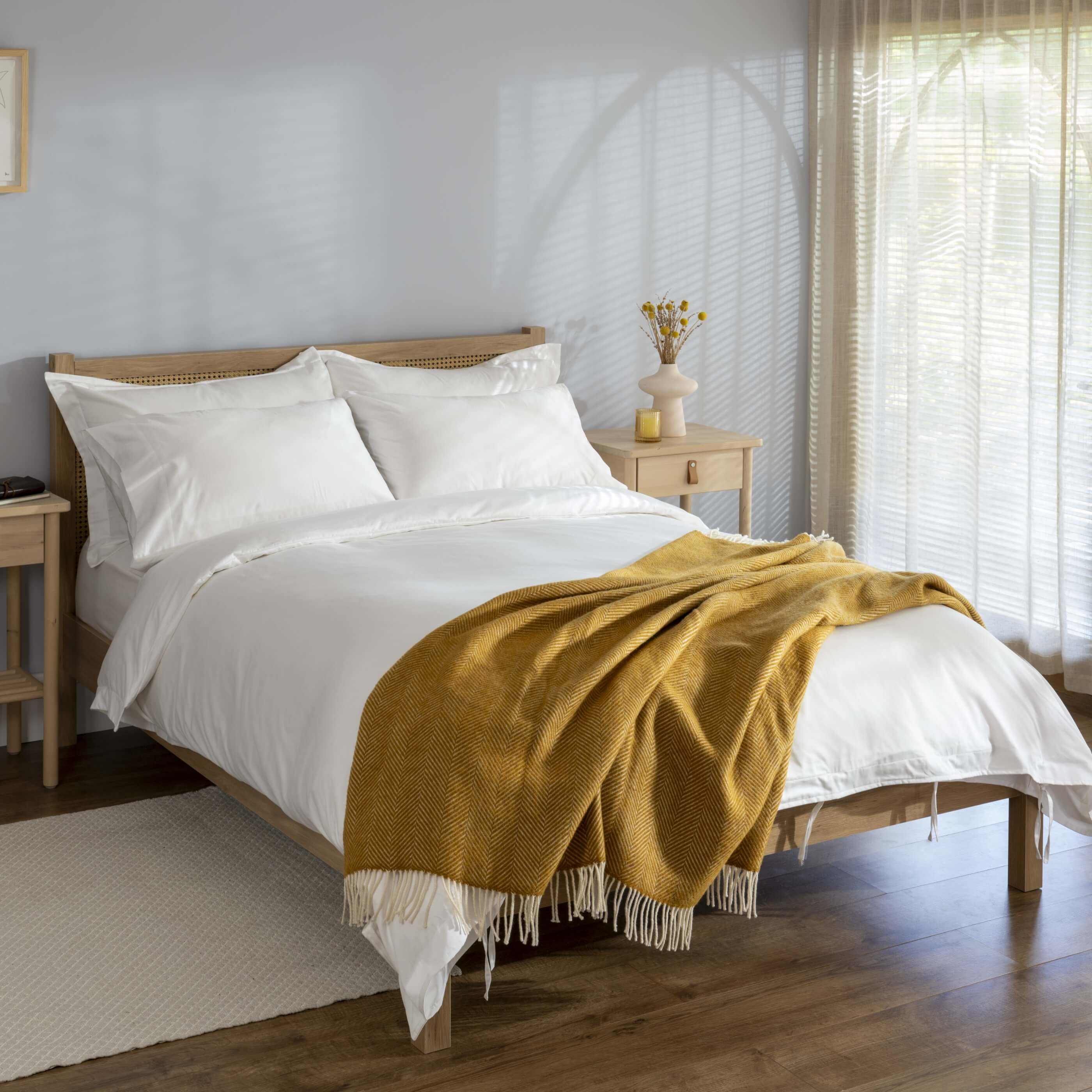 White 500 Thread Count Egyptian Cotton Duvet Cover