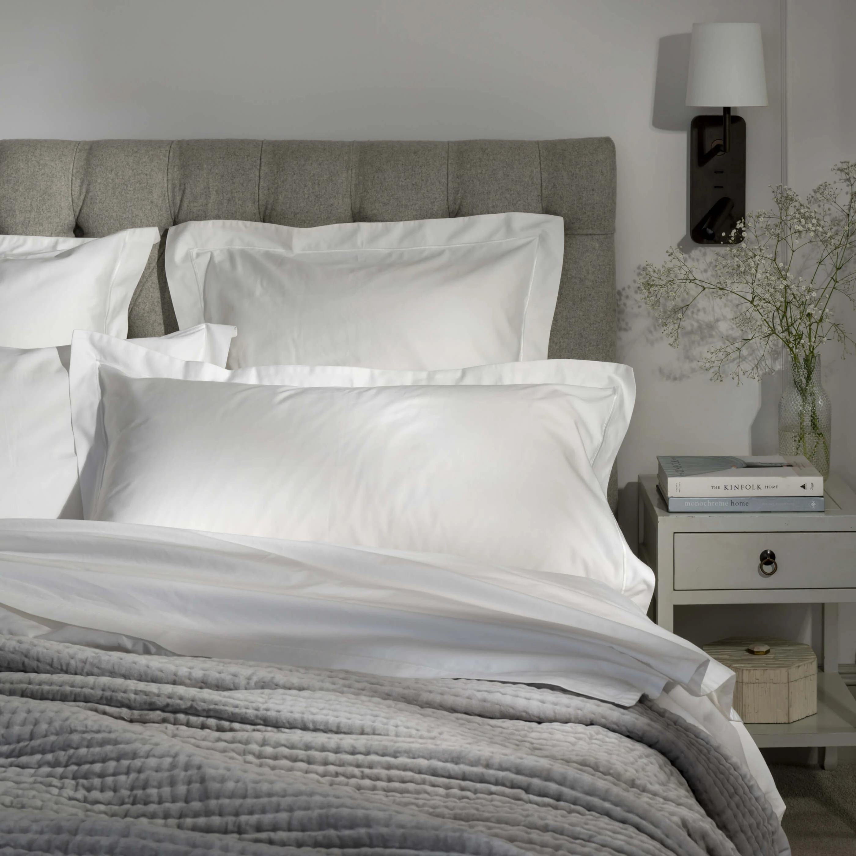White 600 Thread Count Egyptian Cotton Duvet Cover - Image 14