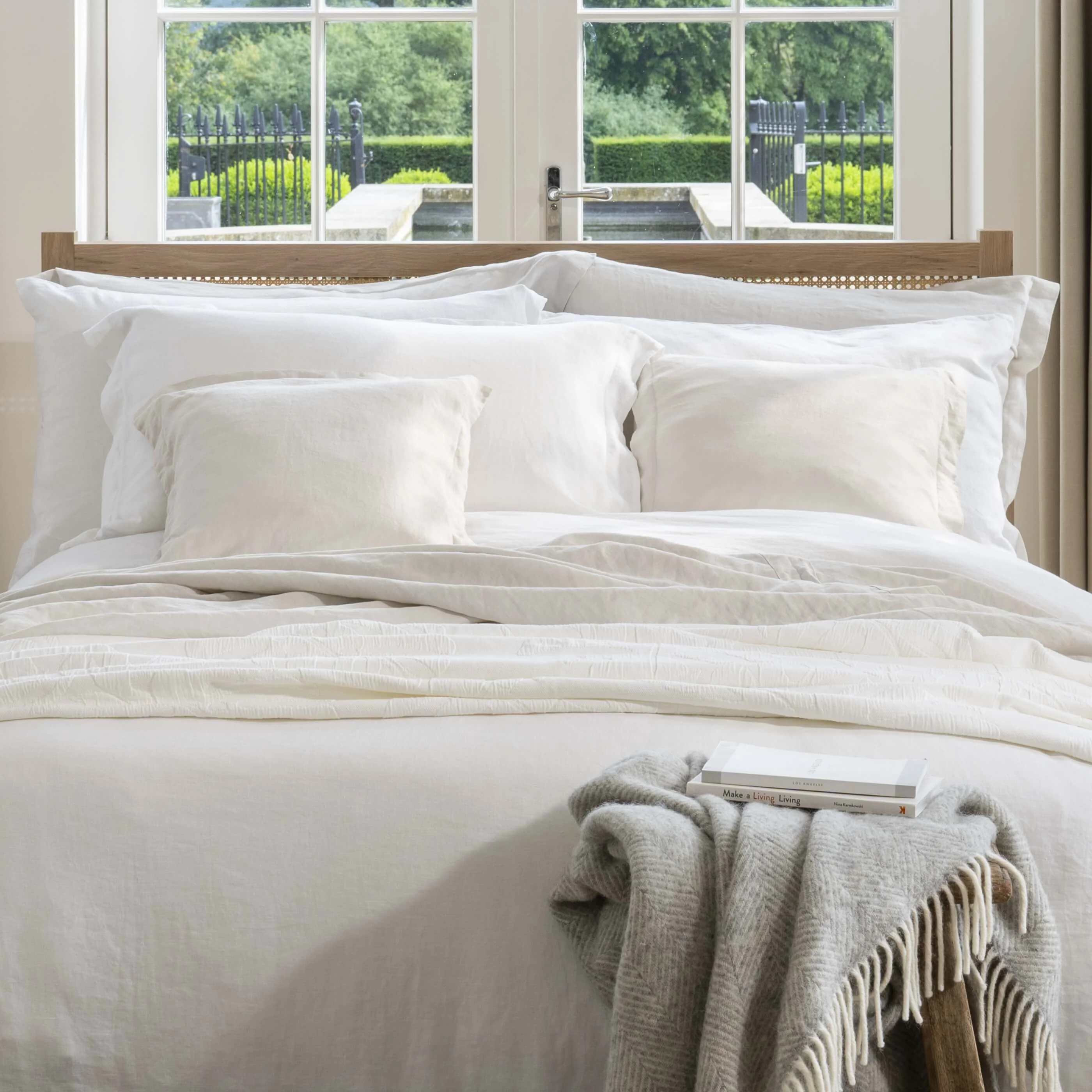 White French Linen Duvet Cover - Image 5