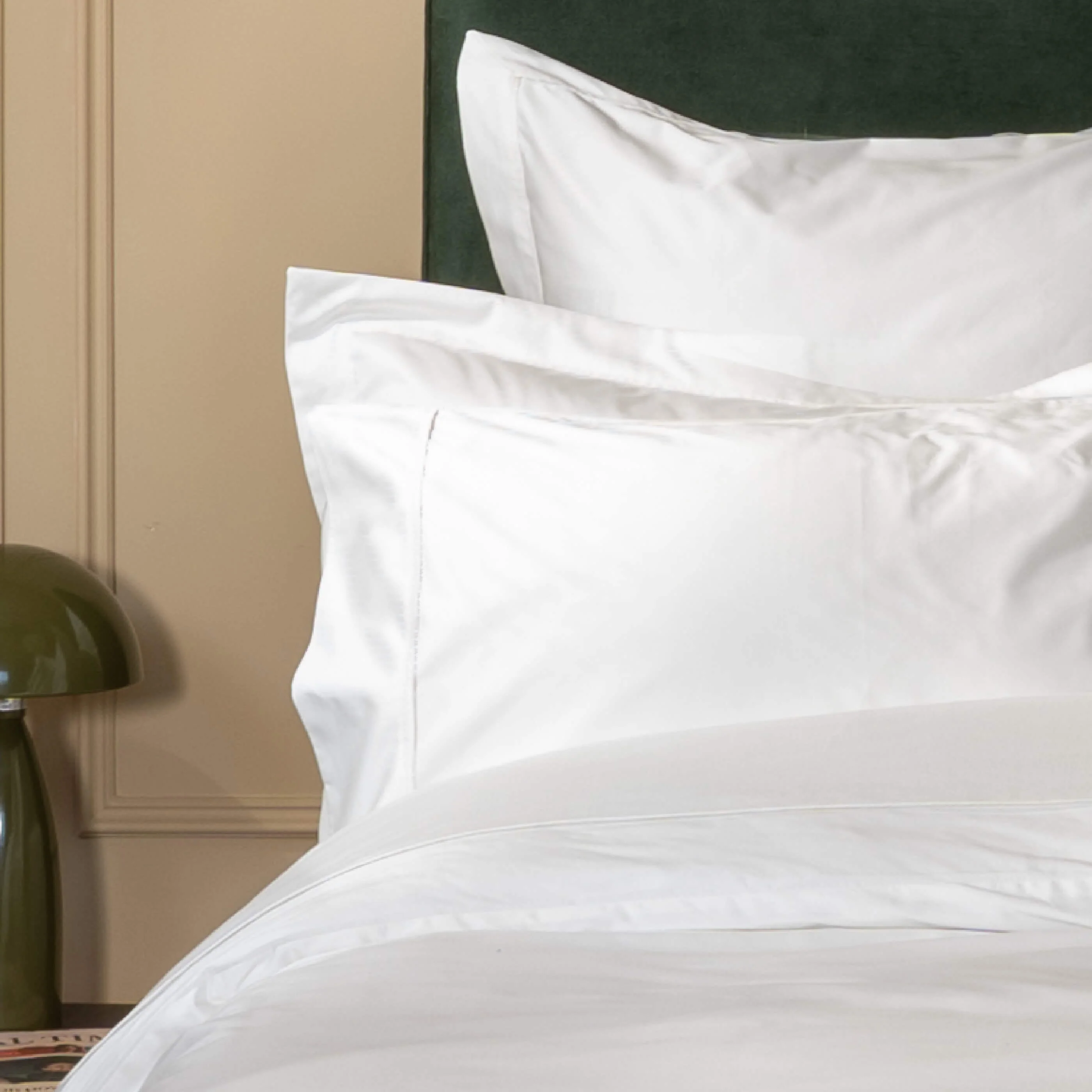 White Supima Cotton 1000 Thread Count Bedding - Image 3